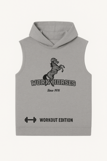 WK grey workout sweater